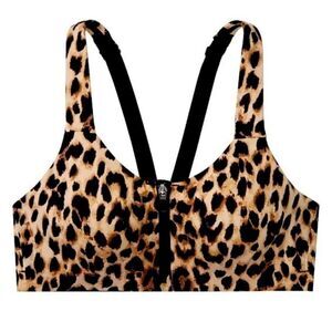 Victoria’s Secret knockout Maximum Support Front Close Sports Bra animal print